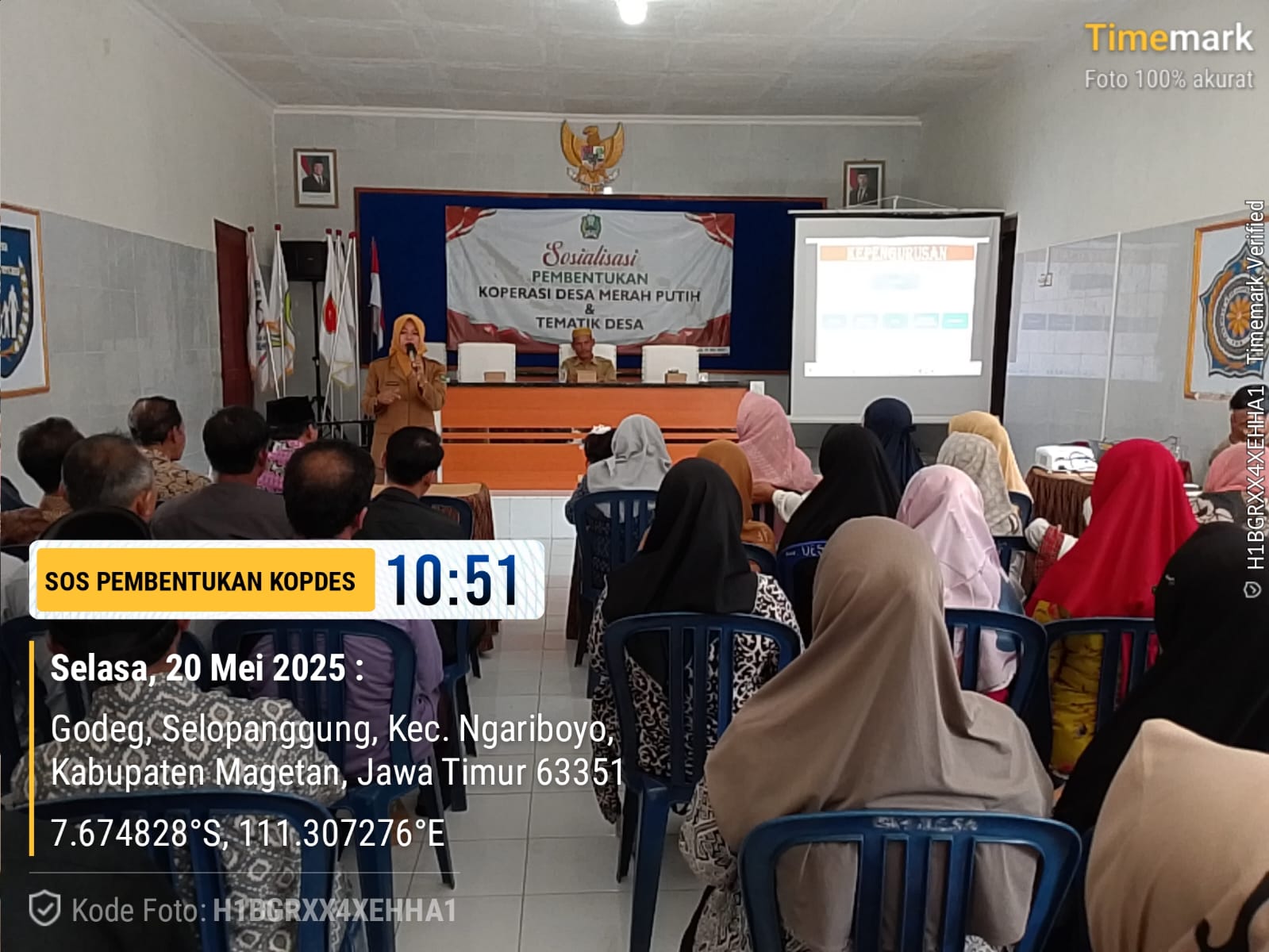 SOSIALISASI PEMBENTUKAN KOPERASI MERAH PUTIH